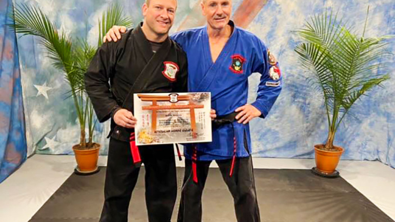 Mark Reding Received his 9th Degree Black Belt in American Kenpo Karate