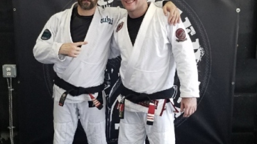 Mark Reding Received his 2nd Degree Black Belt in BJJ